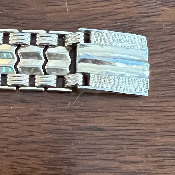 Vintage signed Sarah Cov gold links bracelet 7” - Picture 4 of 5